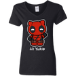 T-Shirts Black / S Hi Yukio Women's V-Neck T-Shirt