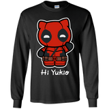 T-Shirts Black / YS Hi Yukio Youth Long Sleeve T-Shirt