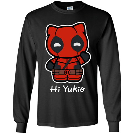 T-Shirts Black / YS Hi Yukio Youth Long Sleeve T-Shirt