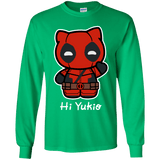 T-Shirts Irish Green / YS Hi Yukio Youth Long Sleeve T-Shirt