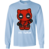 T-Shirts Light Blue / YS Hi Yukio Youth Long Sleeve T-Shirt