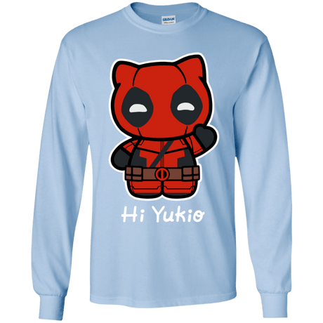 T-Shirts Light Blue / YS Hi Yukio Youth Long Sleeve T-Shirt