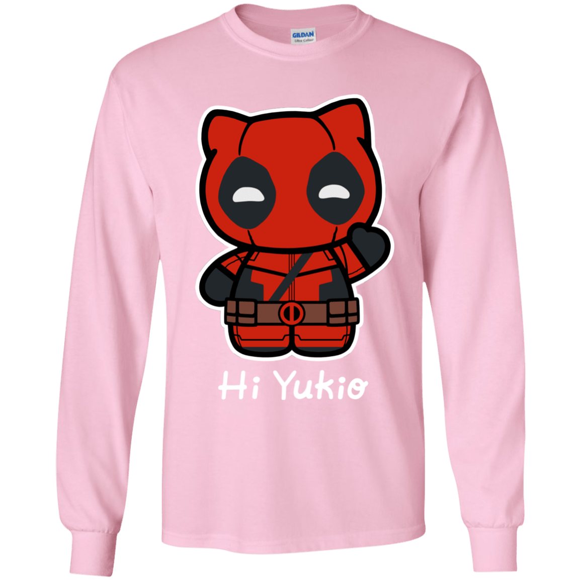 T-Shirts Light Pink / YS Hi Yukio Youth Long Sleeve T-Shirt