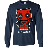 T-Shirts Navy / YS Hi Yukio Youth Long Sleeve T-Shirt