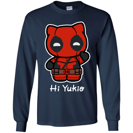 T-Shirts Navy / YS Hi Yukio Youth Long Sleeve T-Shirt