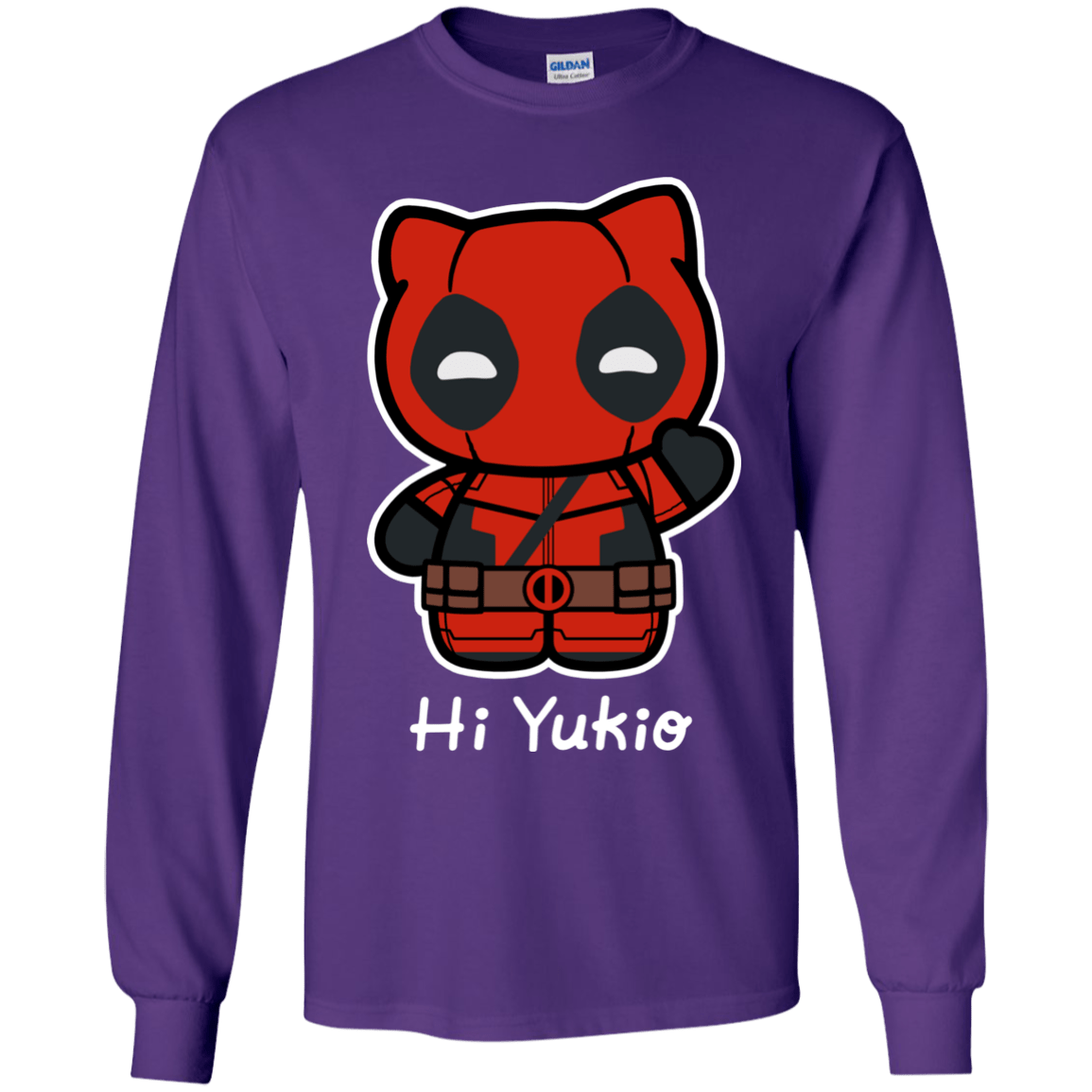 T-Shirts Purple / YS Hi Yukio Youth Long Sleeve T-Shirt