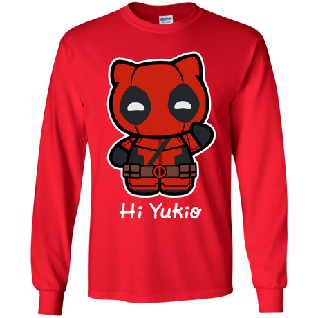 T-Shirts Red / YS Hi Yukio Youth Long Sleeve T-Shirt