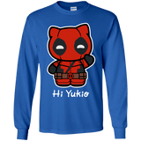 T-Shirts Royal / YS Hi Yukio Youth Long Sleeve T-Shirt