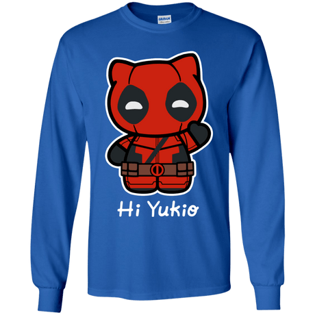 T-Shirts Royal / YS Hi Yukio Youth Long Sleeve T-Shirt