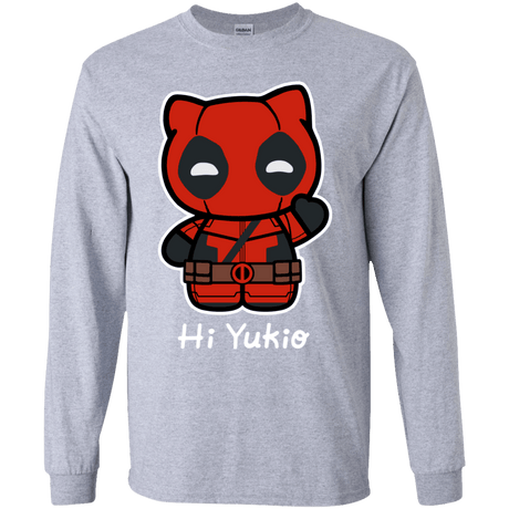 T-Shirts Sport Grey / YS Hi Yukio Youth Long Sleeve T-Shirt