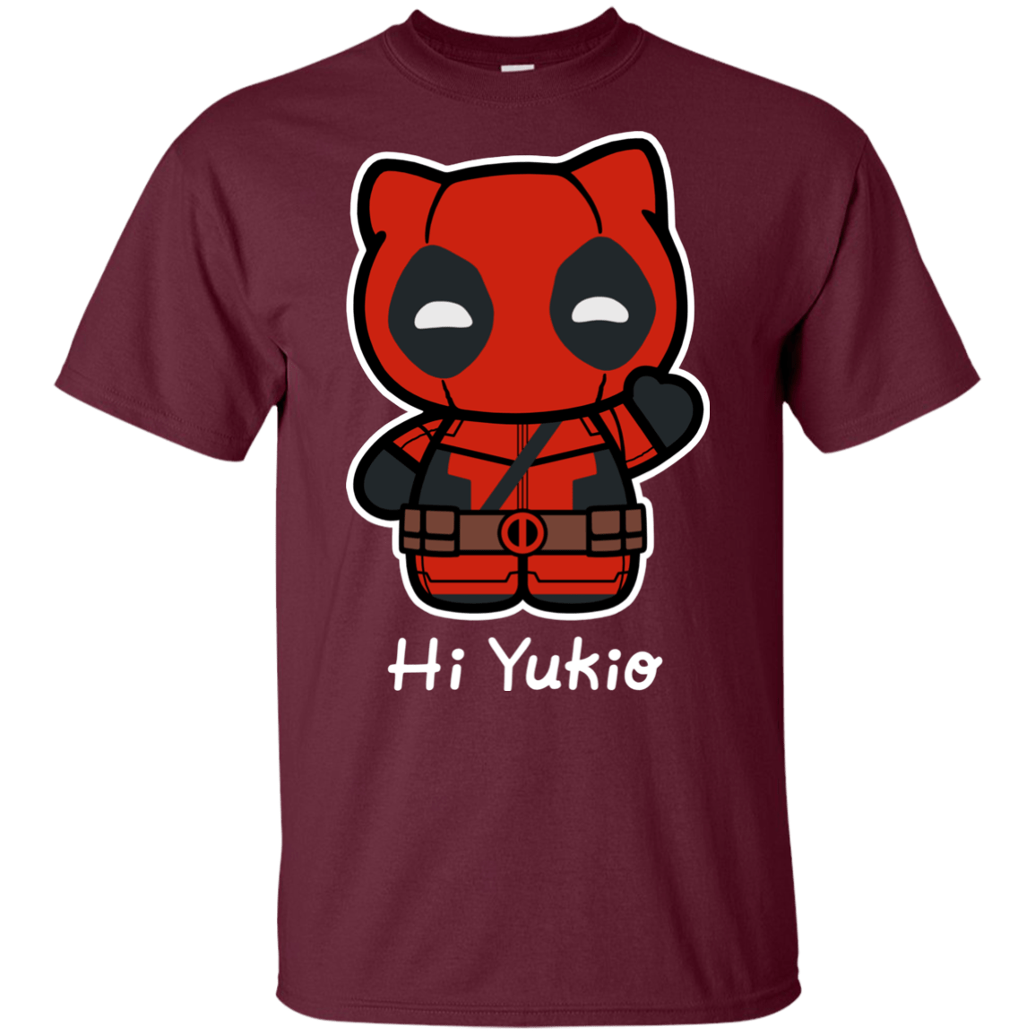T-Shirts Maroon / YXS Hi Yukio Youth T-Shirt