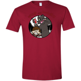 T-Shirts Cardinal Red / S Hiccup and Toothless Men's Semi-Fitted Softstyle