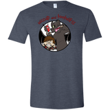 T-Shirts Heather Navy / S Hiccup and Toothless Men's Semi-Fitted Softstyle