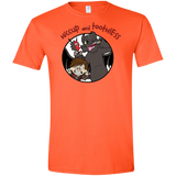 T-Shirts Orange / S Hiccup and Toothless Men's Semi-Fitted Softstyle