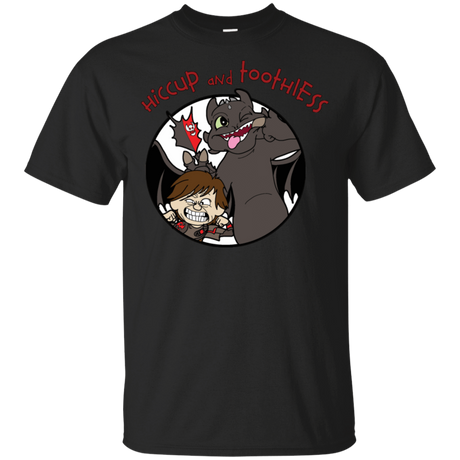 T-Shirts Black / S Hiccup and Toothless T-Shirt