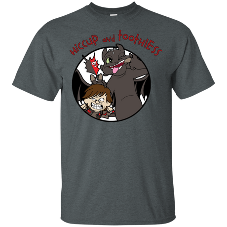 T-Shirts Dark Heather / S Hiccup and Toothless T-Shirt