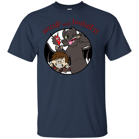 T-Shirts Navy / S Hiccup and Toothless T-Shirt