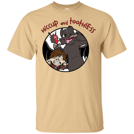 T-Shirts Vegas Gold / S Hiccup and Toothless T-Shirt
