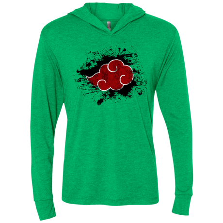 T-Shirts Hidden Organization Triblend Long Sleeve Hoodie Tee