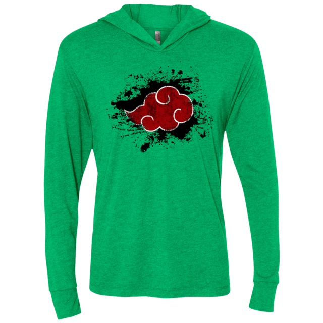 T-Shirts Hidden Organization Triblend Long Sleeve Hoodie Tee