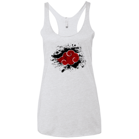 T-Shirts Heather White / X-Small Hidden Organization Women's Triblend Racerback Tank