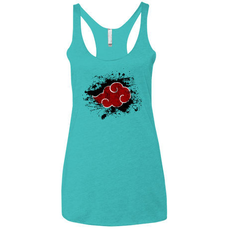 T-Shirts Tahiti Blue / X-Small Hidden Organization Women's Triblend Racerback Tank