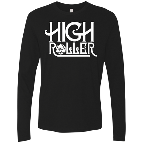 T-Shirts Black / Small High Roller Men's Premium Long Sleeve