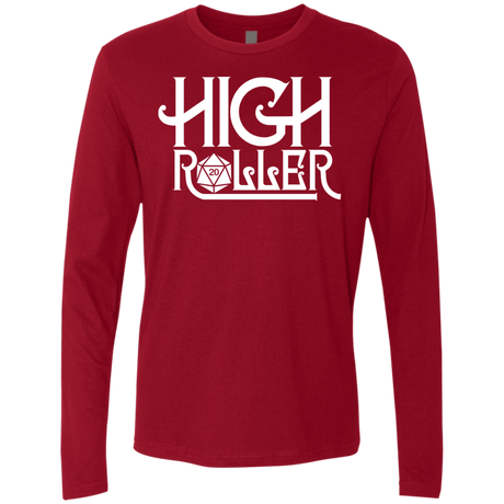 T-Shirts Cardinal / Small High Roller Men's Premium Long Sleeve