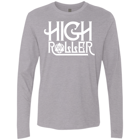 T-Shirts Heather Grey / Small High Roller Men's Premium Long Sleeve