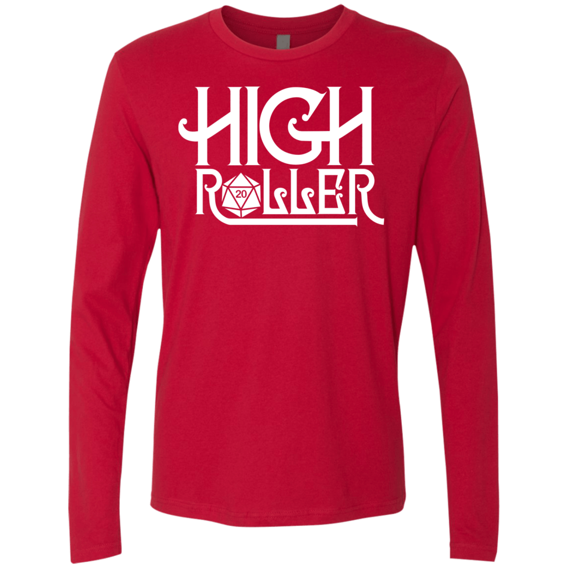 T-Shirts Red / Small High Roller Men's Premium Long Sleeve