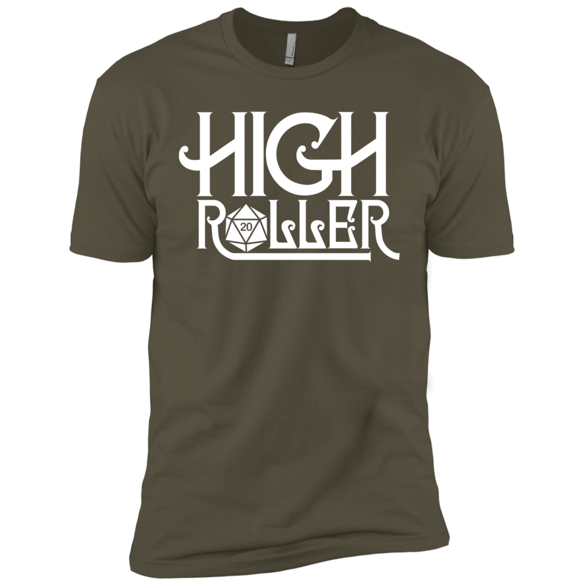 T-Shirts Military Green / X-Small High Roller Men's Premium T-Shirt