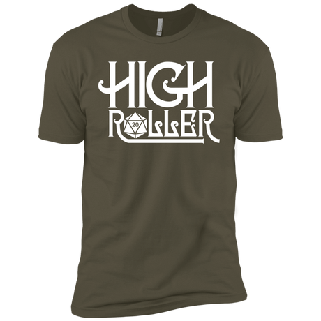 T-Shirts Military Green / X-Small High Roller Men's Premium T-Shirt