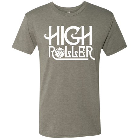 T-Shirts Venetian Grey / Small High Roller Men's Triblend T-Shirt