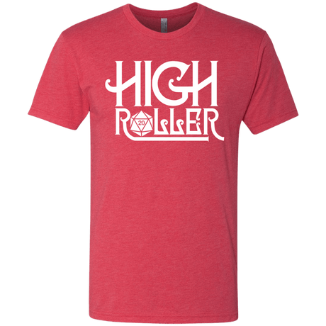 T-Shirts Vintage Red / Small High Roller Men's Triblend T-Shirt