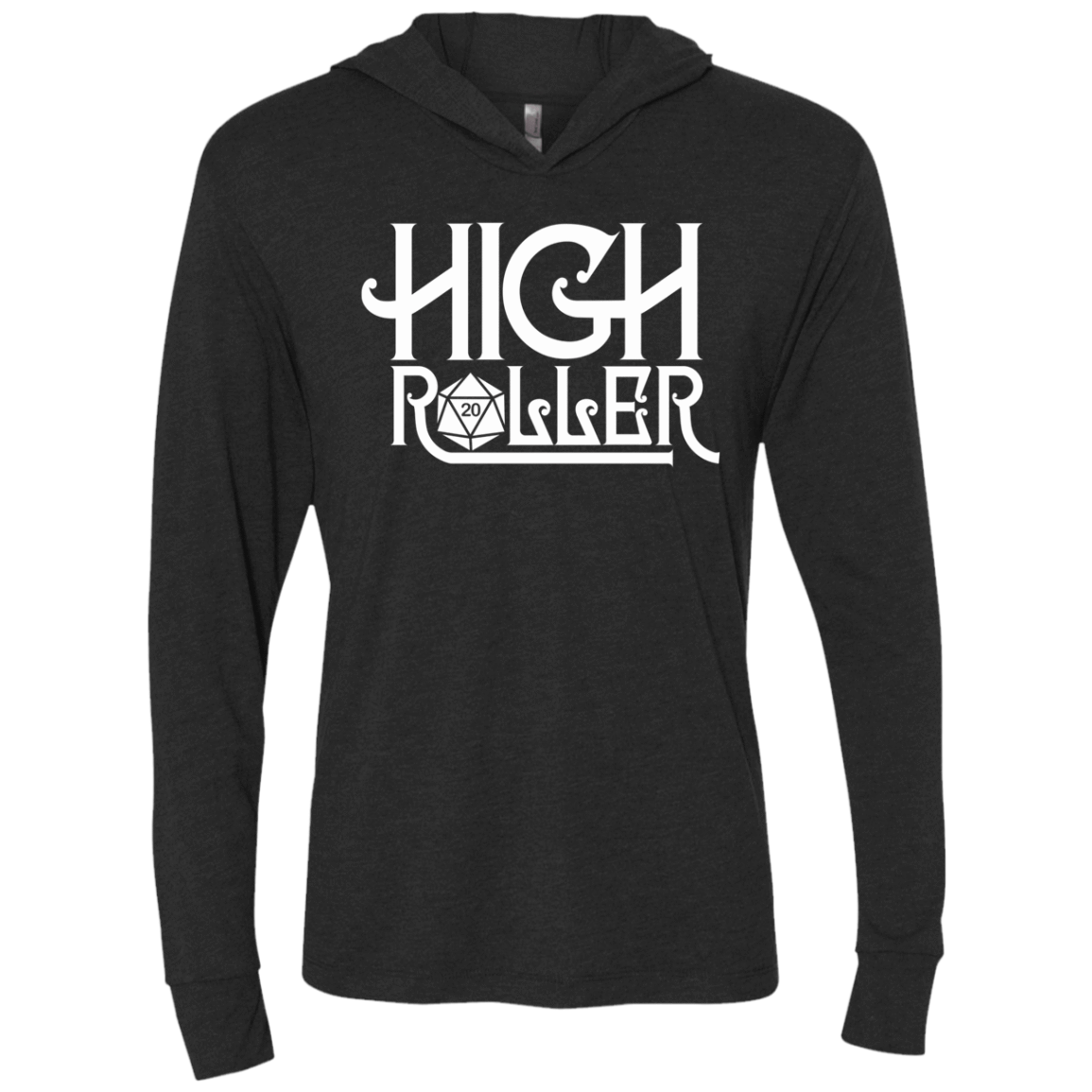 T-Shirts Vintage Black / X-Small High Roller Triblend Long Sleeve Hoodie Tee