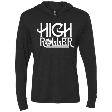 T-Shirts Vintage Black / X-Small High Roller Triblend Long Sleeve Hoodie Tee
