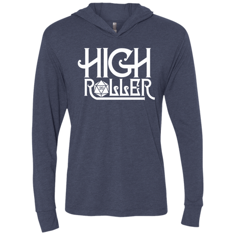 T-Shirts Vintage Navy / X-Small High Roller Triblend Long Sleeve Hoodie Tee