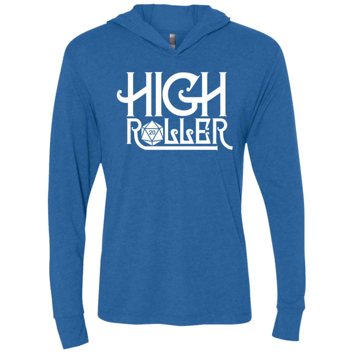 T-Shirts Vintage Royal / X-Small High Roller Triblend Long Sleeve Hoodie Tee