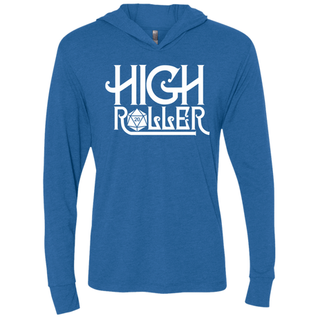 T-Shirts Vintage Royal / X-Small High Roller Triblend Long Sleeve Hoodie Tee