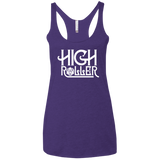 T-Shirts Purple / X-Small High Roller Women's Triblend Racerback Tank