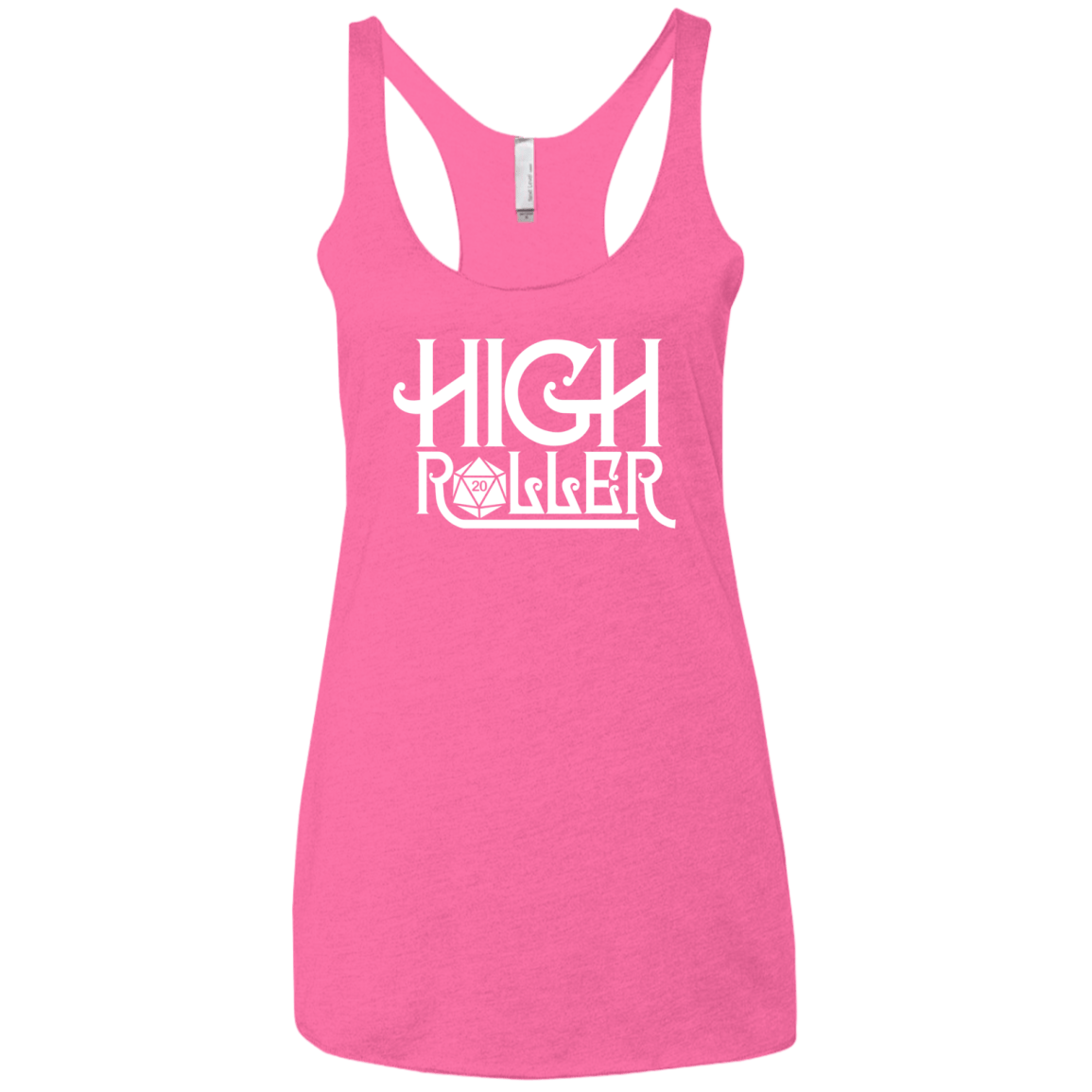 T-Shirts Vintage Pink / X-Small High Roller Women's Triblend Racerback Tank