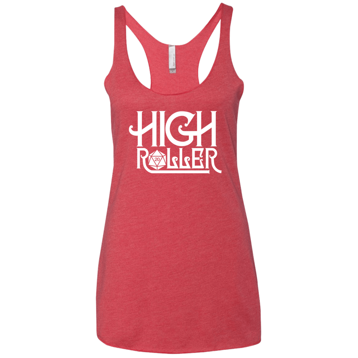 T-Shirts Vintage Red / X-Small High Roller Women's Triblend Racerback Tank