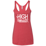 T-Shirts Vintage Red / X-Small High Roller Women's Triblend Racerback Tank