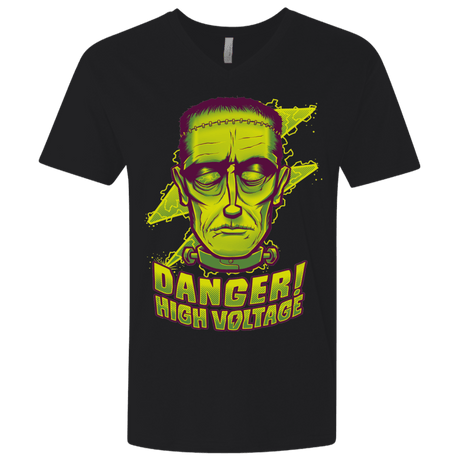 T-Shirts Black / X-Small HIGH VOLTAGE Men's Premium V-Neck