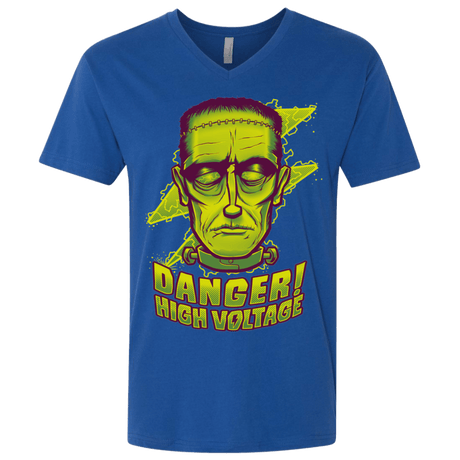 T-Shirts Royal / X-Small HIGH VOLTAGE Men's Premium V-Neck