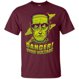 T-Shirts Maroon / Small HIGH VOLTAGE T-Shirt