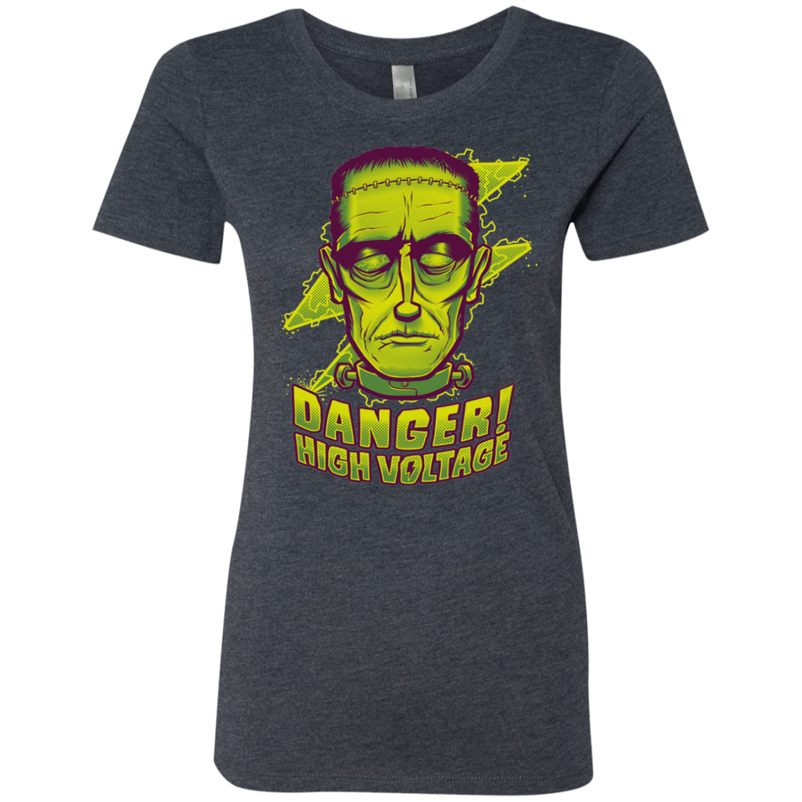 T-Shirts Vintage Navy / Small HIGH VOLTAGE Women's Triblend T-Shirt