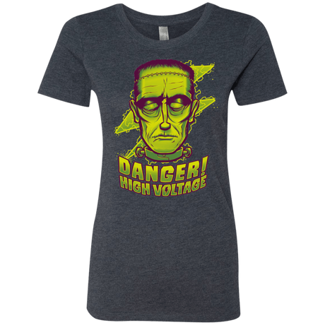 T-Shirts Vintage Navy / Small HIGH VOLTAGE Women's Triblend T-Shirt