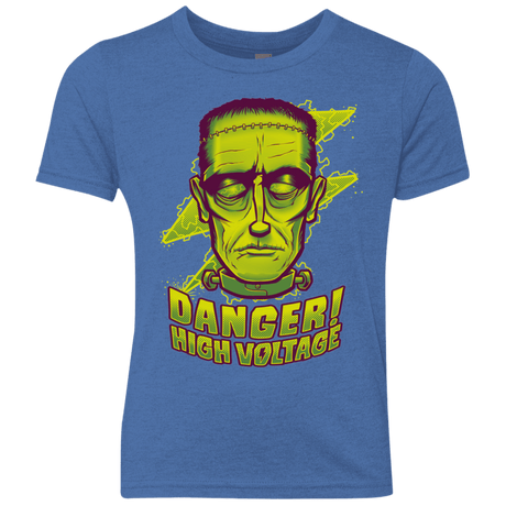 T-Shirts Vintage Royal / YXS HIGH VOLTAGE Youth Triblend T-Shirt