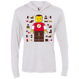 T-Shirts Heather White / X-Small Highly Illogical Triblend Long Sleeve Hoodie Tee